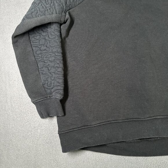 Nike Sweatshirt Womens Large Black Elephant Print Crewneck Pullover 841645-010 - Picture 2 of 14